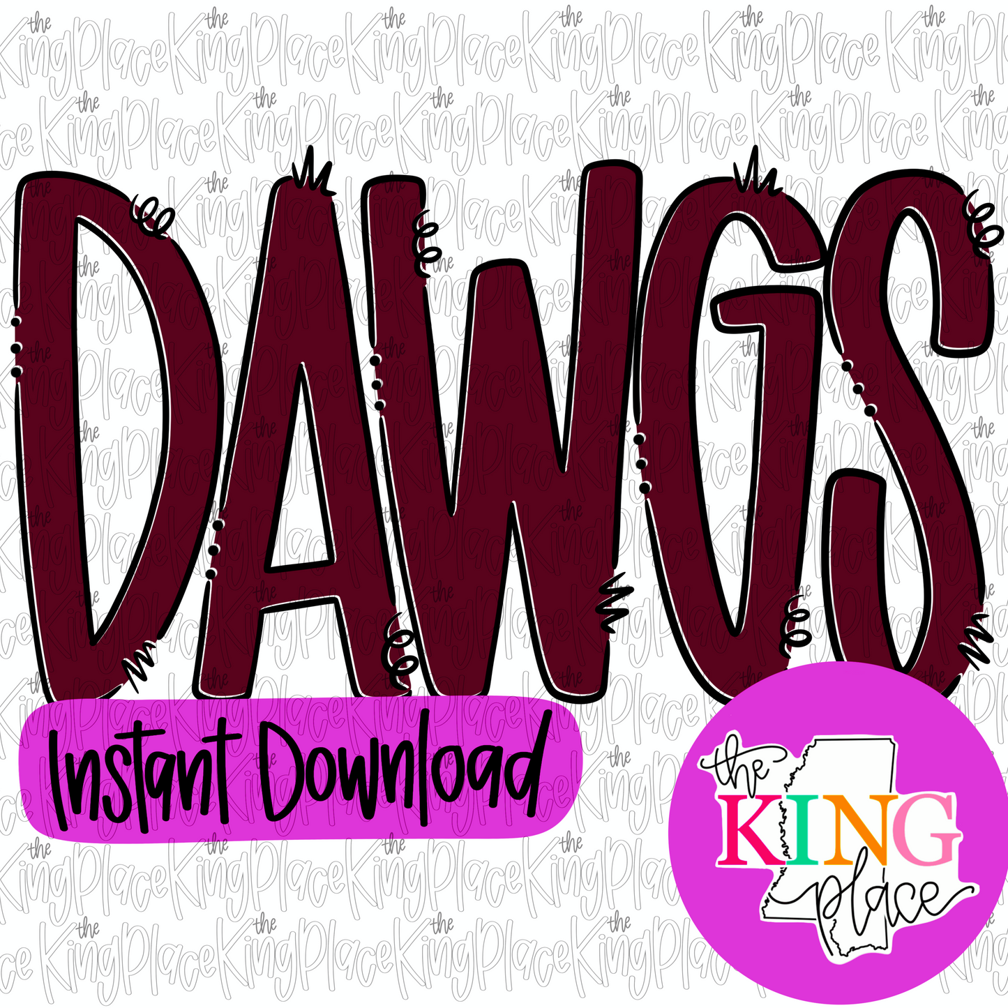 Dawgs Maroon