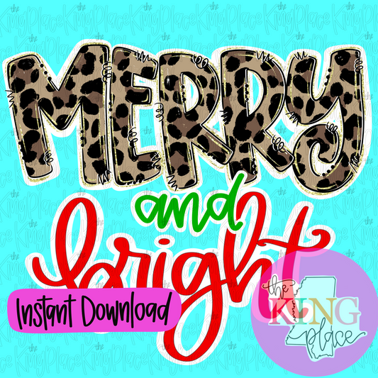 Merry and Bright (Leopard)
