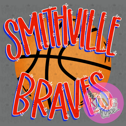 Custom Design Town/Mascot Basketball