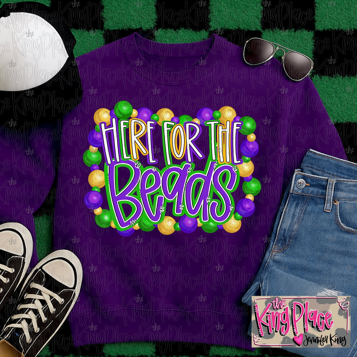 Mardi Gras Here for the BEADS