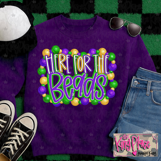 Mardi Gras Here for the BEADS
