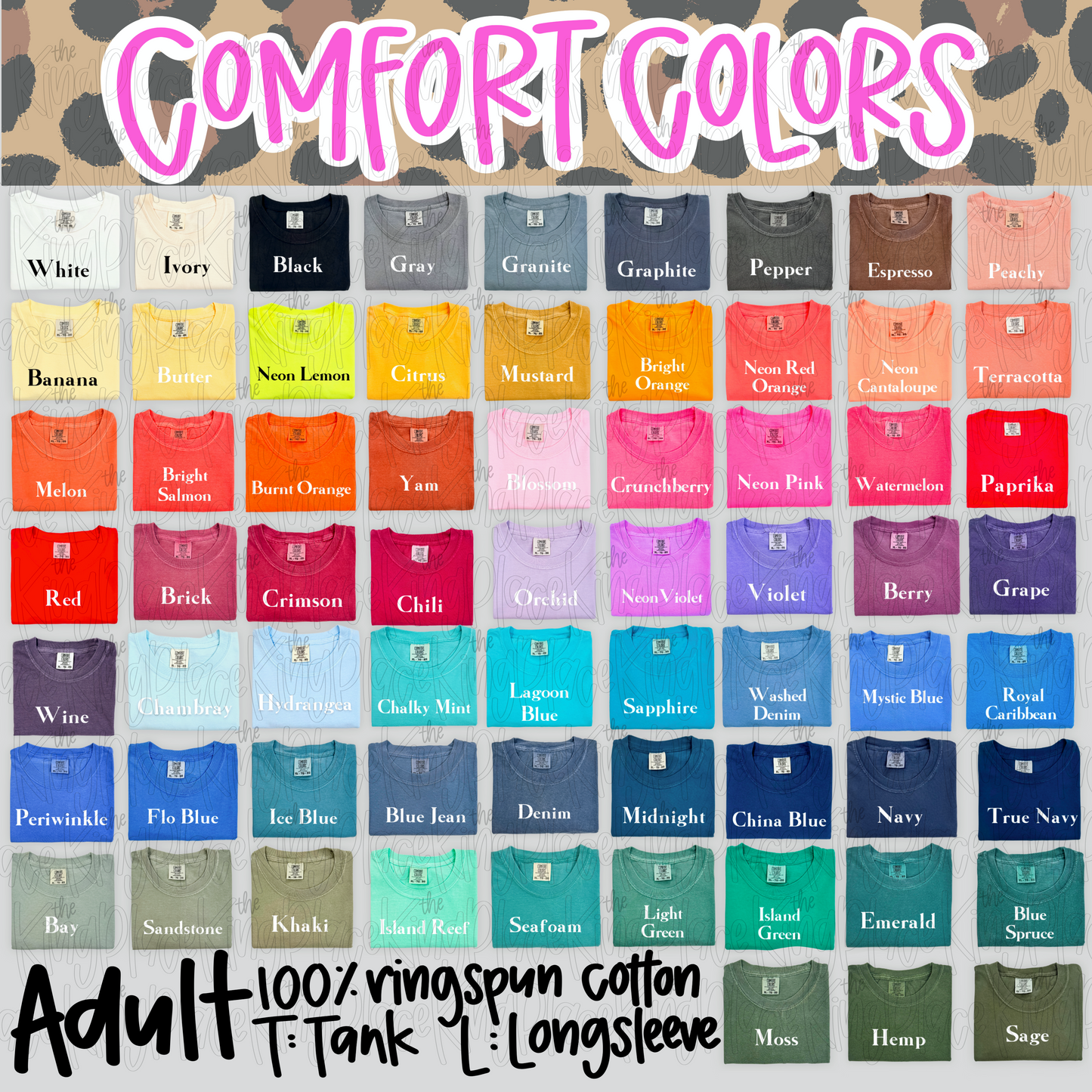 Adult Custom Shirt order (Front design only)