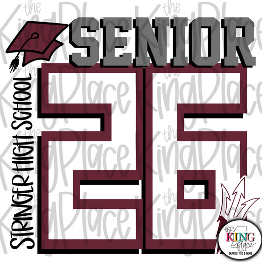 Stringer Senior Shirt (Design 2)
