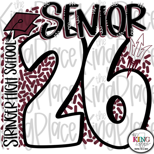 Stringer Senior Shirt (Design 1)