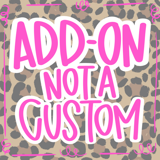 Custom Add On Edit
