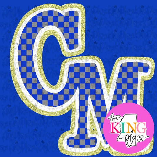 Royals CM checkered (GOLD)