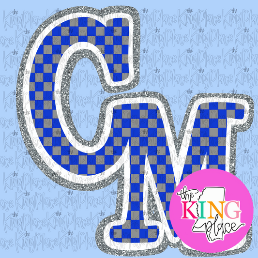 Royals CM checkered (SILVER)