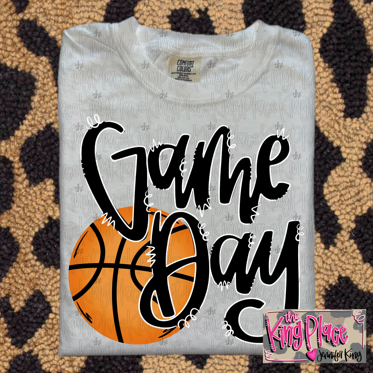 Game Day Basketball (cursive)