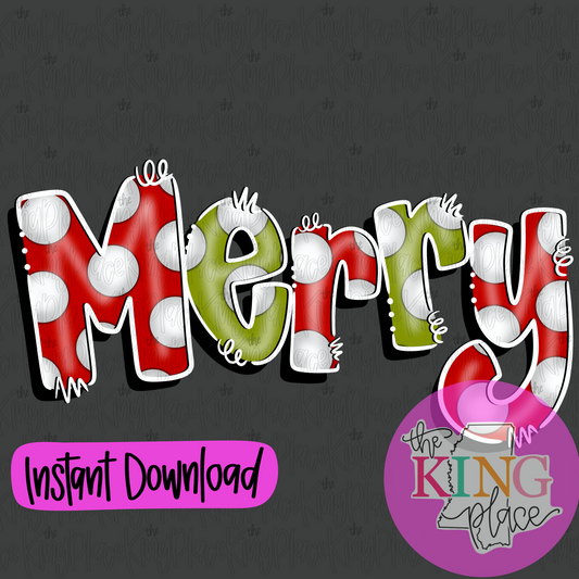Merry (polka dots)