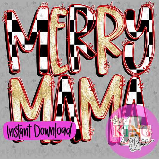 Merry Mama (Checkered)