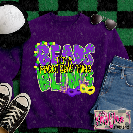 Mardi Gras Beads and Bling