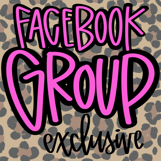 Custom Design FACEBOOK EXCLUSIVE