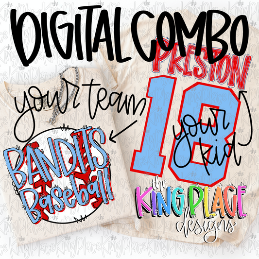 Custom Baseball Combo DIGITAL