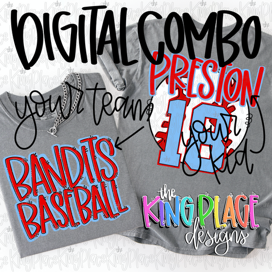 Custom Baseball Combo DIGITAL