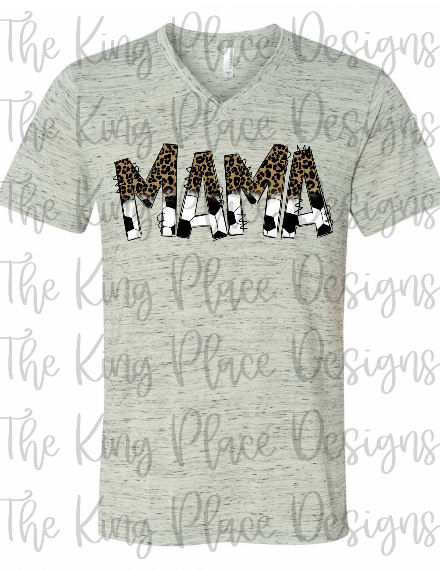 Leopard Soccer Mama Tee