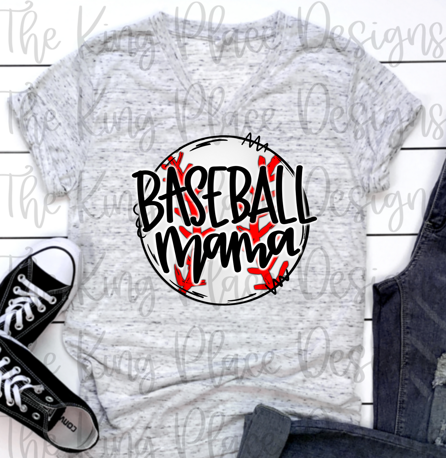 Baseball Mama Tee